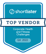 Shortlister Top Vendor Badge for Corporate Health and Fitness Challenges